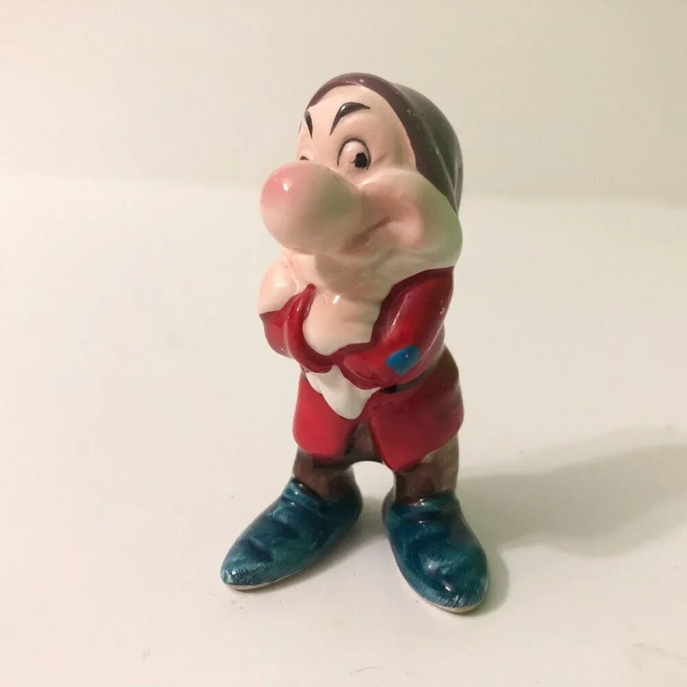 Grumpy Figurine Snow White Dwarfs Disney Figure 3 Inch Tall